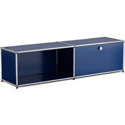 Cottinch Modern Storage Cabinet, Free-Standing Storge Organizer for Living Room, Bedroom，Decoration in Home Office，Blue