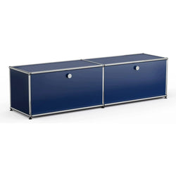 Cottinch Modern Storage Cabinet, Free-Standing Storge Organizer for Living Room, Bedroom，Decoration in Home Office，Blue